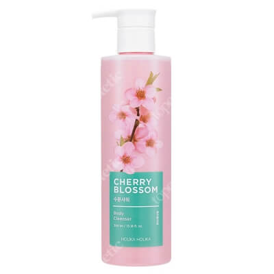 Holika Holika Cherry Blossom Body Cleanser Nawilżający, odświeżający żel pod prysznic z ekstraktem z kwiatów wiśni i aloesu 390 ml