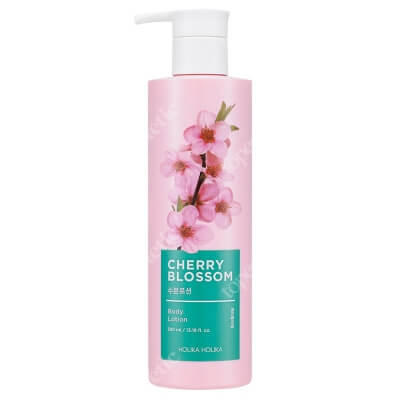 Holika Holika Cherry Blossom Body Lotion Nawilżający, pielęgnujący balsam do ciała z ekstraktem z kwiatów wiśni, portulaki i aloesu 390 ml