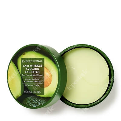 Holika Holika Eyefessional Anti Wrinke Avocado Eye Patch Hydrożelowe płatki pod oczy z ekstraktem z awokado 60 szt