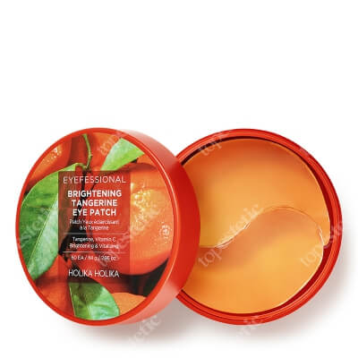 Holika Holika Eyefessional Brightening Tangerine Eye Patch Hydrożelowe płatki pod oczy z ekstraktem z mandarynki oraz witaminą C 60 szt