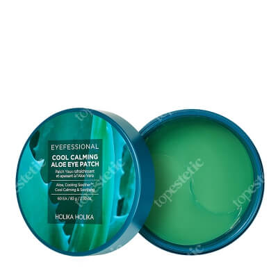 Holika Holika Eyefessional Cool Calming Aloe Eye Patch Hydrożelowe płatki z ekstraktem z aloesu 60 szt