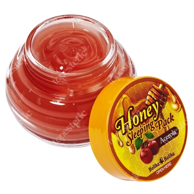 Holika Holika Honey Sleeping Pack - Acerola Całonocna maseczka z miodem i acerolą 90 ml