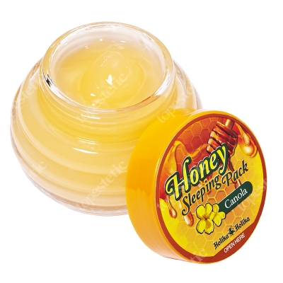 Holika Holika Honey Sleeping Pack - Canola Całonocna maseczka z miodem i olejem canola 90 ml