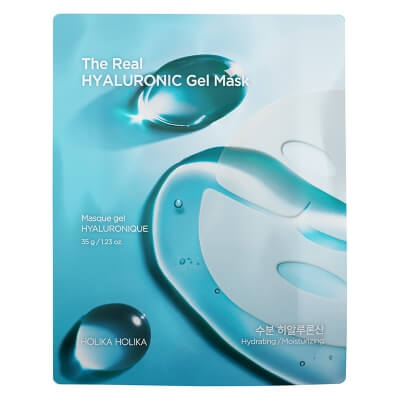 Holika Holika Hyaluronic Gel Mask Maska dla maksymalnego nawilżenia suchej i odwodnionej skóry 35g