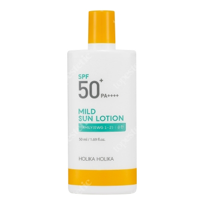 Holika Holika Mild Sun Lotion SPF 50 PA++++ Lekki krem przeciwsłoneczny z filtrem 50 ml