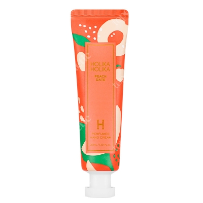 Holika Holika Peach Date Perfume Hand Cream Krem nawilżający do rąk o zapachu brzoskwiniowym 30 ml