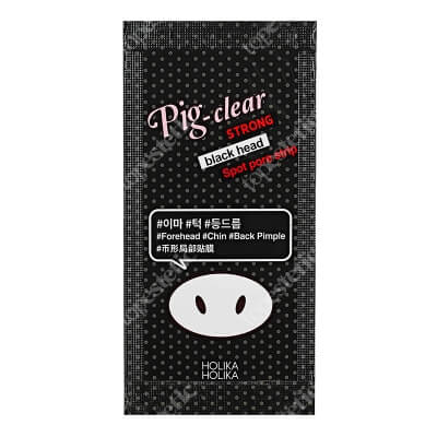 Holika Holika Pig Nose Clear Spot Pore Strip Plasterek oczyszczający z węglem na zaskórniki 3 szt