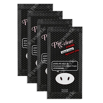 Holika Holika Pig Nose Clear Spot Pore Strip ZESTAW Plasterek oczyszczający z węglem na zaskórniki 3 szt x 4