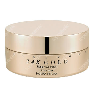 Holika Holika Prime Youth 24K Gold Repair Eye Patch Hydrożelowe płatki pod oczy ze złotem 50 szt