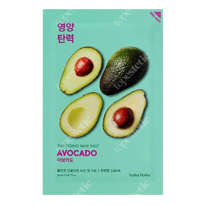 Holika Holika Pure Essence Mask Sheet - Avocado Maseczka bawełniana z ekstraktem z awokado 1 szt.