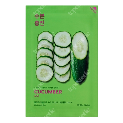 Holika Holika Pure Essence Mask Sheet - Cucumber Maseczka bawełniana z ekstraktem z ogórka 1 szt.