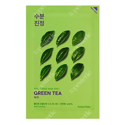 Holika Holika Pure Essence Mask Sheet - Green Tea Maseczka bawełniana z ekstraktem z zielonej herbaty 1 szt.