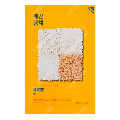Holika Holika Pure Essence Mask Sheet - Rice Maseczka bawełniana z ekstraktem z ryżu 1 szt.