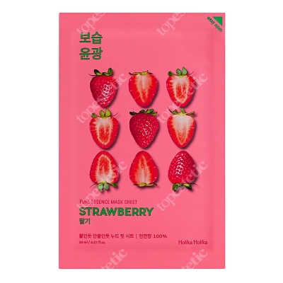 Holika Holika Pure Essence Mask Sheet - Strawberry Maseczka bawełniana z ekstraktem z truskawek 1 szt.