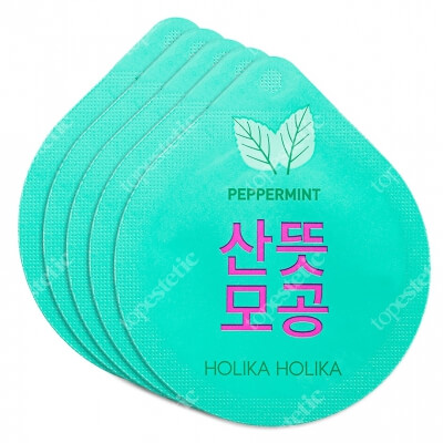 Holika Holika Superfood Capsule Pack Peppermint 5 Pack ZESTAW Maseczka oczyszczająca z miętą 10 ml x 5 szt