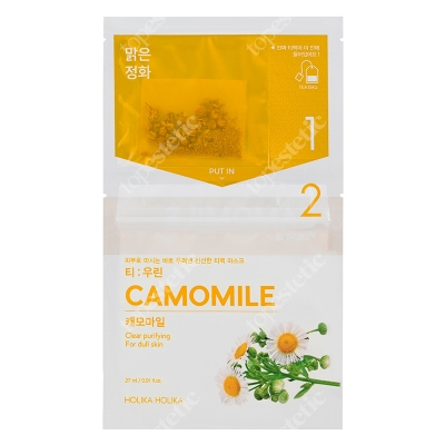 Holika Holika Tea Brewed Mask Sheet Camomile Dwuskładnikowa maseczka do twarzy z rumiankiem 1 szt.
