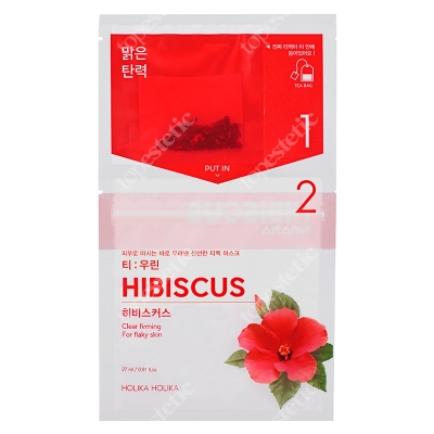 Holika Holika Tea Brewed Mask Sheet Hibiscus Dwuskładnikowa maseczka do twarzy z hibiskusem 1 szt.