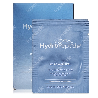 Hydropeptide 5x Power Peel Chusteczka oczyszczająca, wygładzająca zmarszczki 15 szt.