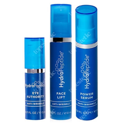 Hydropeptide Anti Aging Travel Set ZESTAW Serum liftingujące 10 ml + Krem 10 ml + Krem pod oczy 5 ml