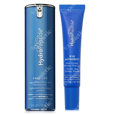 Hydropeptide Face Lift Moisturizer + Eye Authority Eye Cream ZESTAW Krem nawilżający 30 ml + Krem pod oczy 15 ml