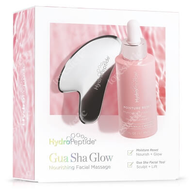 Hydropeptide Gua Sha Glow ZESTAW Olejek do twarzy 30 ml + Masażer 1 szt