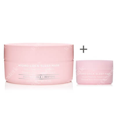 Hydropeptide Hydro Lock Sleep Mask + Travel Size ZESTAW Królewska maska peptydowa 75 ml + 15 ml