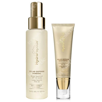 Hydropeptide Solar Defense Mineral Set ZESTAW Filtr mineralny SPF 30 w spray’u 100 ml + Ochrona przeciwsłoneczna niekoloryzująca 50 ml