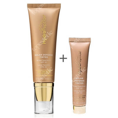 Hydropeptide Solar Defense Tinted Moisturizer + Travel Size ZESTAW Ochrona przeciwsłoneczna koloryzująca SPF 30, 50 ml + 15 ml