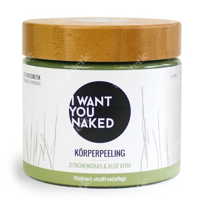 I want you naked Bodyscrub Lemongras and Aloe Vera Peeling do ciała - trawa cytrynowa i aloes 720 g