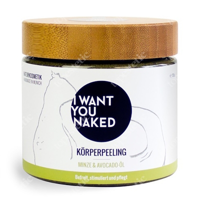 I want you naked Bodyscrub Mint and Avocado Oil Peeling - mięta i olej awokado 720 g