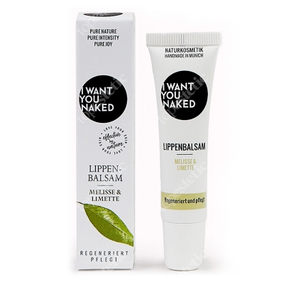 I want you naked Lip Balm Melissa and Lime Balsam do ust - melisa i limonka 10 ml