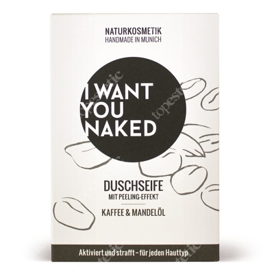 I want you naked Show Soap Coffee and Almond Oil Mydło pod prysznic - kawa i olej migdałowy 100 g