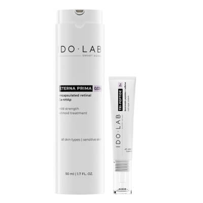 Ido Lab Eterna Prima + Tri-Peptide Eye ZESTAW Korygujące i regenerujące serum z retinalem 0,03% 50 ml + Krem pod oczy 15 ml