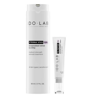 Ido Lab Eterna Viva + Tri-Peptide Eye ZESTAW Korygujące i regenerujące serum z retinalem 0,06% 50 ml + Krem pod oczy 15 ml