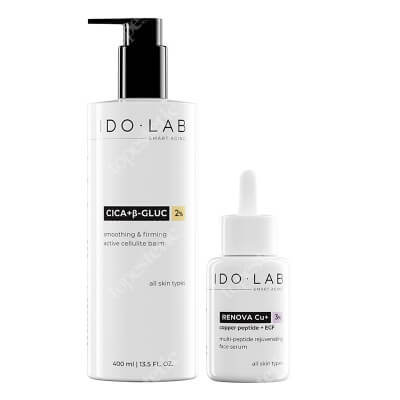 Ido Lab Firming Set ZESTAW Balsam antycellulitowy 400 ml + Odmładzająco - regenerujące serum z peptydem miedziowym 30 ml