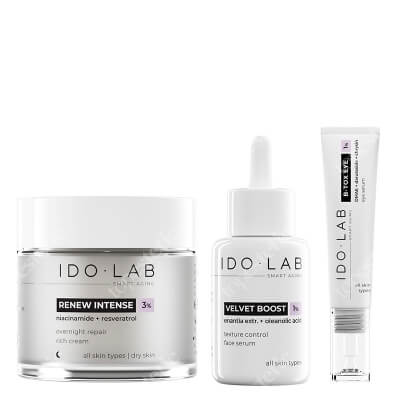 Ido Lab Night Ritual ZESTAW Serum 30 ml + Serum pod oczy 15 ml + Rewitalizujący krem na noc 50 ml