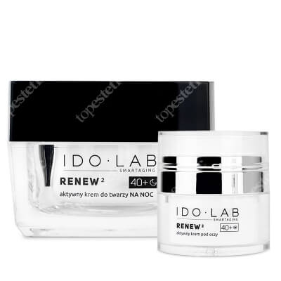 Ido Lab Renew2 Night ZESTAW Krem do twarzy na noc 50 ml + Krem pod oczy 15 ml