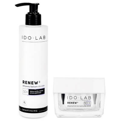 Ido Lab Renew3 Body And Face ZESTAW Balsam do ciała 250 ml + Krem do twarzy na dzień 50 m