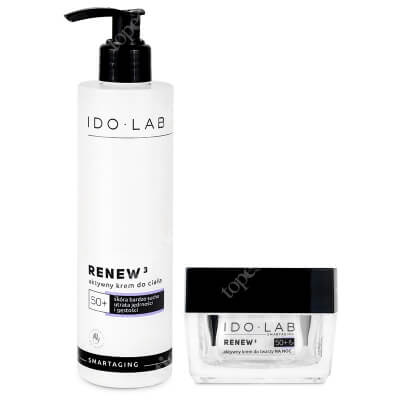 Ido Lab Renew3 Night Ritual Body And Face 50+ ZESTAW Krem do ciała 250 ml + Krem do twarzy na noc 50 ml