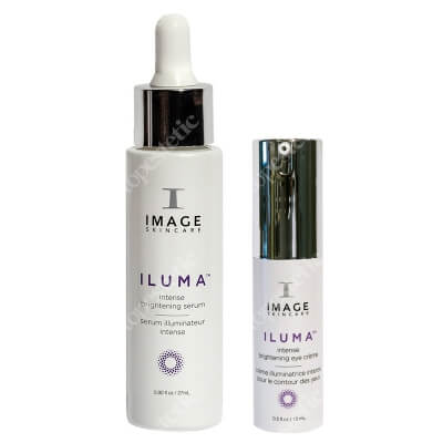 Image Skincare Intense Brightening Eye Creme + Intense Brightening Serum ZESTAW Intensywna redukcja cieni i obrzęków pod oczami 15 ml + Serum rozjaśniające 30 ml