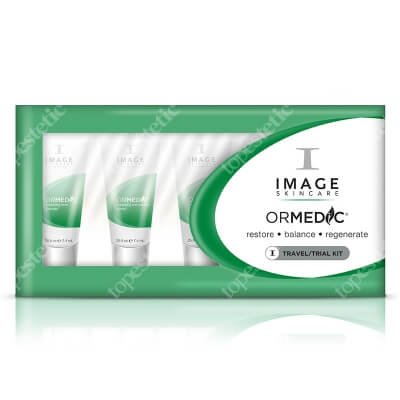 Image Skincare Ormedic Trial-Kit ZESTAW podróżny dla cer wrażliwych, podrażnionych, odwodnionych, po zabiegach dermatologicznych i kosmetycznych 5x7,4 ml