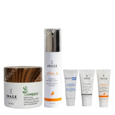 Image Skincare Skin Calming Set ZESTAW Krem nawilżający 56,7 ml + Serum 50 ml + Filtr ochronny 3 g + Maska 7,5 g + Maska 7,5 ml