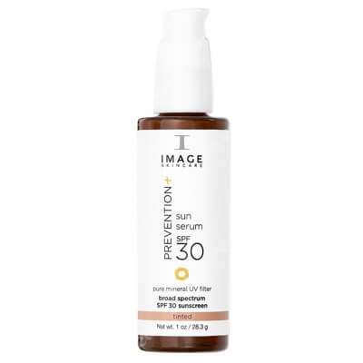 Image Skincare Sun Serum Tinted SPF 30 Serum ochronne z makijażowym, satynowym wykończeniem 28,3 g