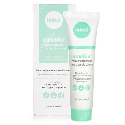 Indeed Nanoblur Colour Corrector Green Korygujący krem do zaczerwienionej skóry - zielony 30 ml