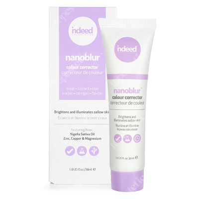 Indeed Nanoblur Colour Corrector Purple Korygujący krem rozświetlający skórę 30 ml