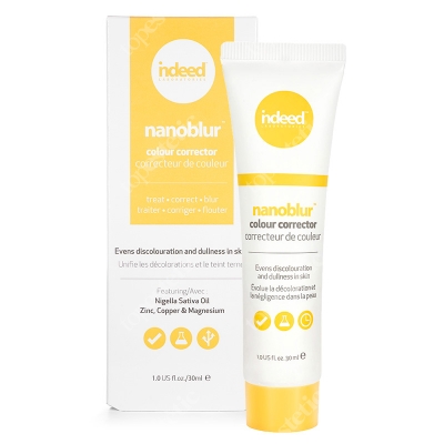 Indeed Nanoblur Colour Corrector Yellow Krem korygujący koloryt skóry - żółty 30 ml