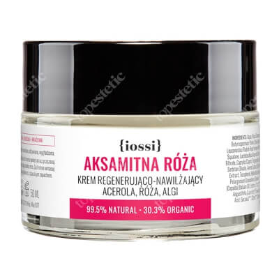 Iossi Aksamitna Róża Krem regenerująco-nawilżający, acerola, róża, algi 50 ml
