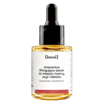 Iossi Amarantus Ujędrniająco-liftingujące serum do masażu twarzy z bakuchiolem i witaminą C 30 ml