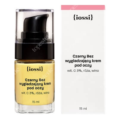 Iossi Czarny Bez Wygładzający krem pod oczy. Wit. C 3%, róża, wino 15 ml