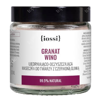 Iossi Granat Wino Ujędrniająco-oczyszczająca maseczka z czerwoną glinką 120 ml